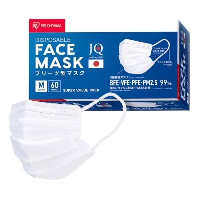 Iris Ohyama IRIS OHYAMA Disposable Face Mask Size M 60 pcs/box (16.5x9 cm)