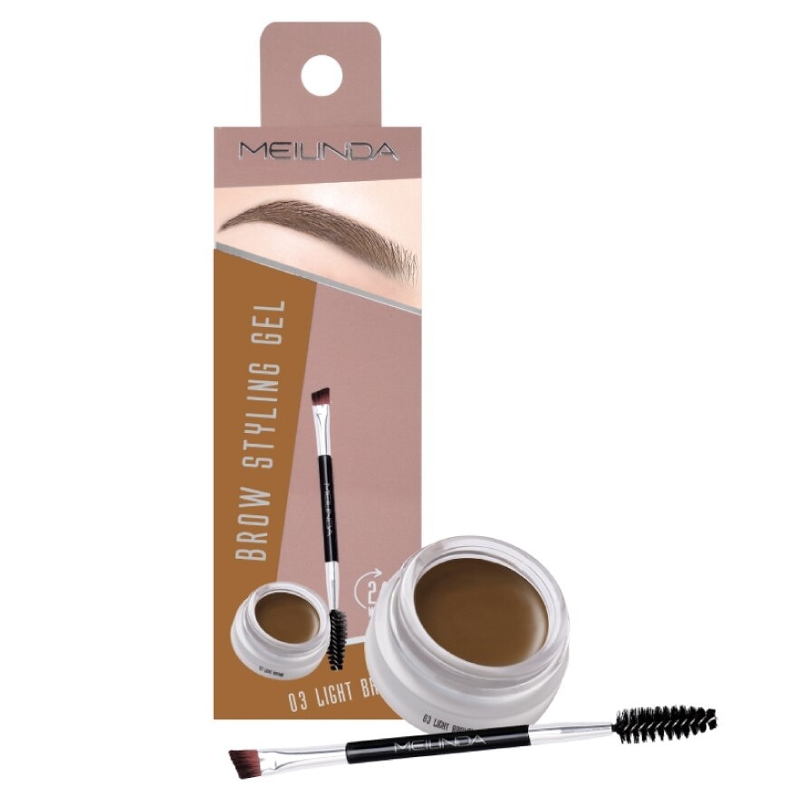 Meilinda Brow Styling Eye Brow 3g. 03 Light Brown image