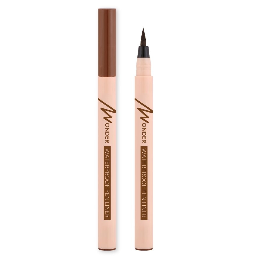 Meilinda Wonder Waterproof Pen 0.7g. 02 Natural Brown