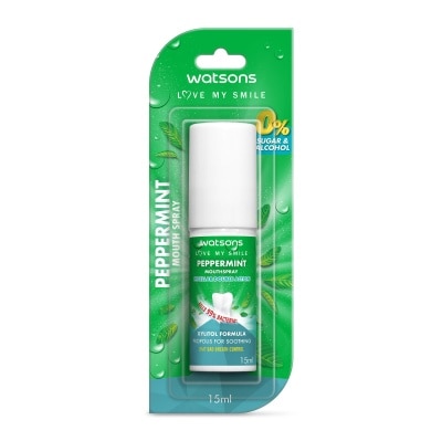 Watsons Watsons Peppermint Mouth Spray 15ml.