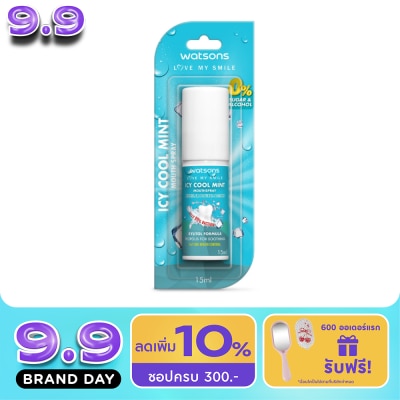 WATSONS - วัตสัน ไอซี่ คูล มิ้นท์ เม้าท์ สเปรย์ 15มล. image