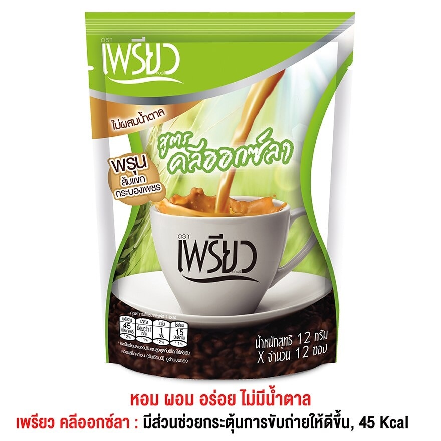 Preaw Instant Coffee Cleoxla Flavor 12sac