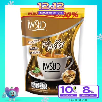 Preaw Preaw Instant Coffee L-Carnitine Flavor Sugar Free 5sac