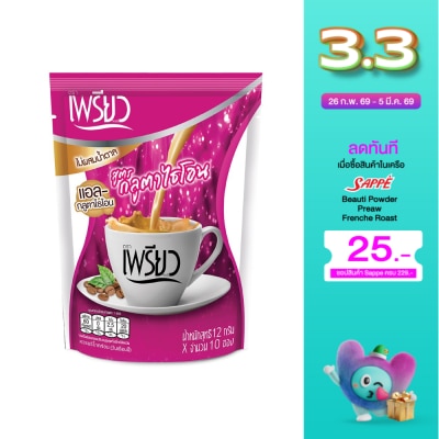 Preaw Preaw Instant Coffee L-Gluta Flavor 10sac