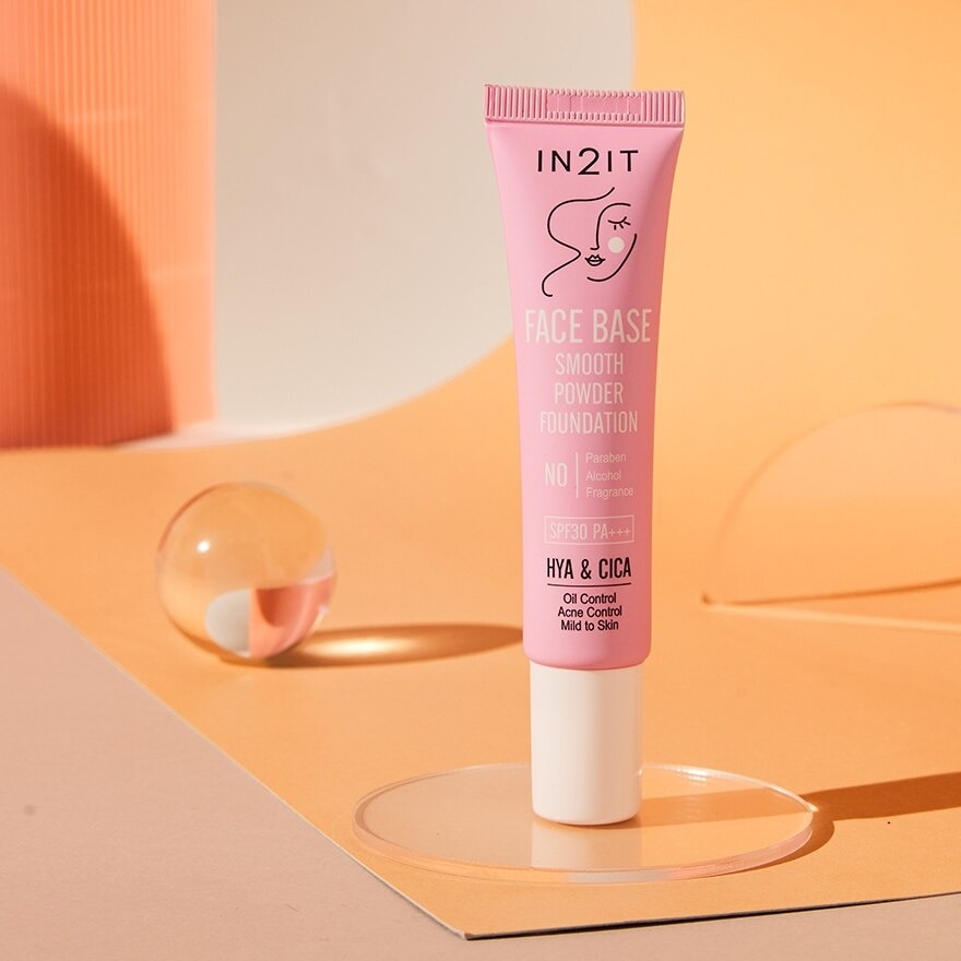 อินทูอิท เบส พาวเดอร์ ฟาวน์เดชั่น SPF30 PA+++ 15ก. 301 วอร์ม