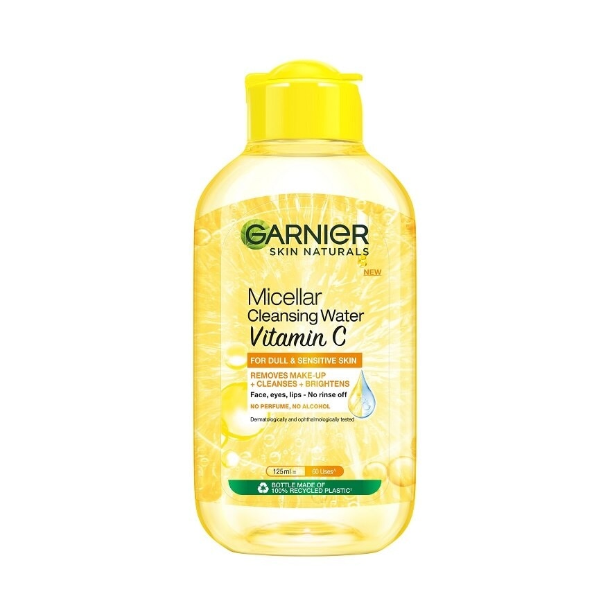 Garnier Garnier Skin Naturals Micellar Cleansing Water Vitamin C 125 Ml. เช็ดล้างเครื่องสำอาง