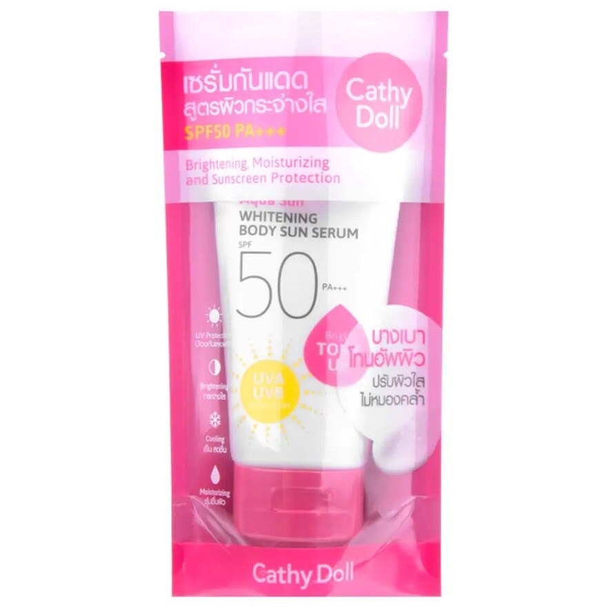 Cathy Doll Aqua Sun Whitening Body Sun Serum SPF50 PA+++ 138 Ml.