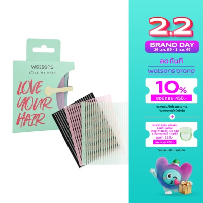 WATSONS วัตสันแผ่นแปะผม 3ชิ้น