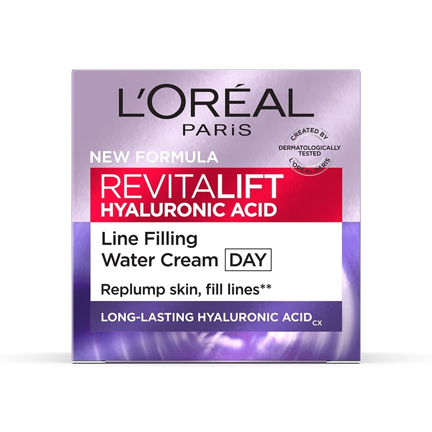 LOreal Paris Revitalift Hyaluronic Acid Line Filling Water Cream Day 50 Ml.