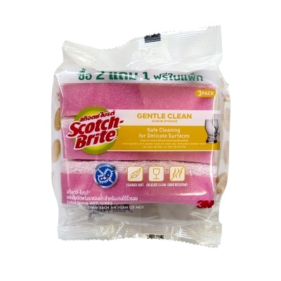 Scotch-Brite Scotch-Brite Antibac Sponge Pink PK2+1