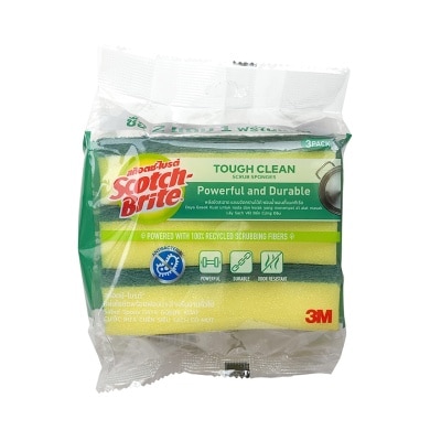 Scotch-Brite - Scotch-Brite Anibac Sponge Green PK 2+1 image