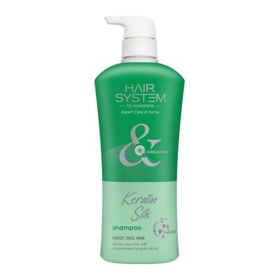 Hair System by Watsons Hair System By Watsons Keratin Silk Shampoo 500ml.