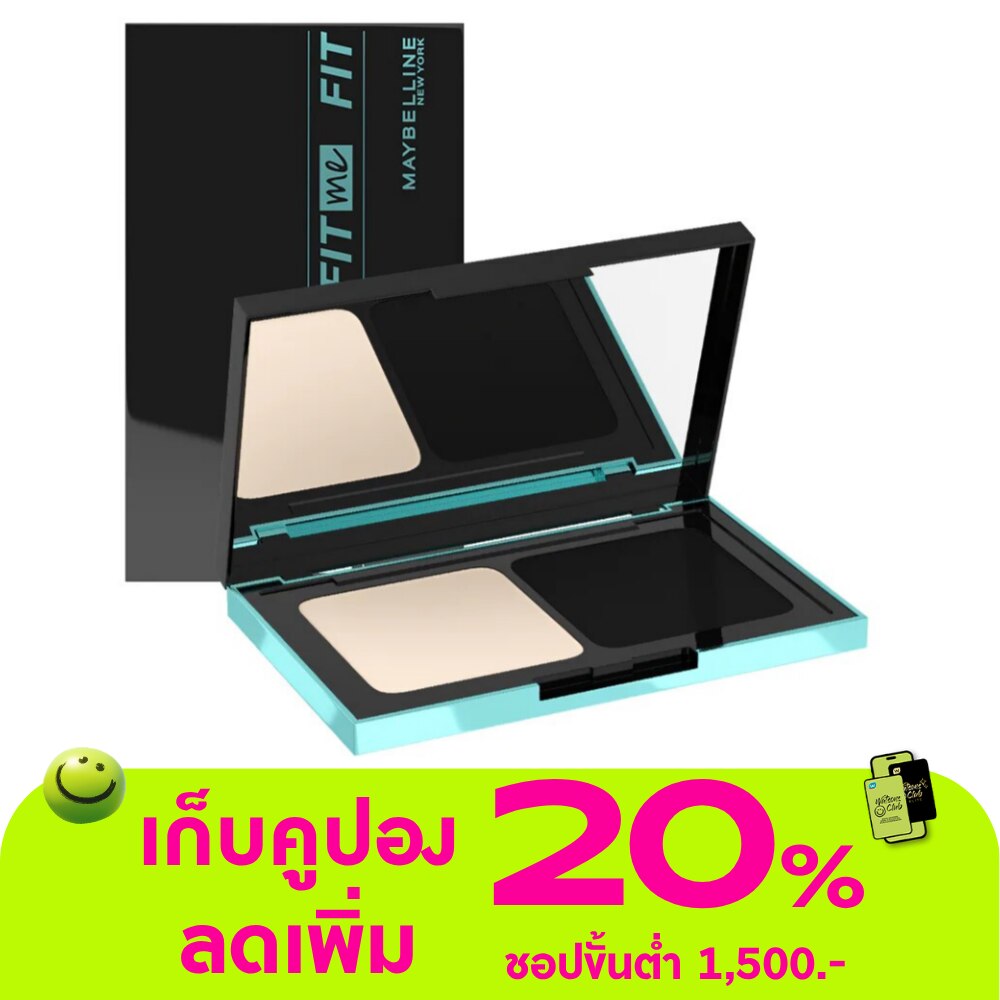 Maybelline Fit Me Matte + Poreless Foundation Powder SPF44 PA++++ 9g. 110