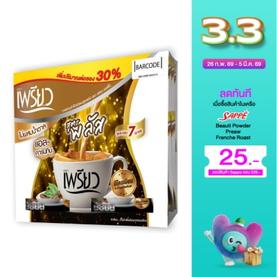 Preaw Preaw Instant Coffee L-Carnitine Flavor 24sac (Sugar Free)