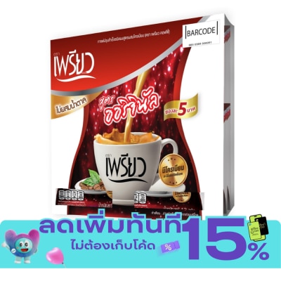 Preaw Preaw Instant Coffee Original Flavor 48sac (Sugar Free) image