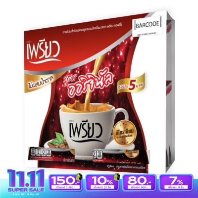 Preaw Preaw Instant Coffee Original Flavor 48sac (Sugar Free)