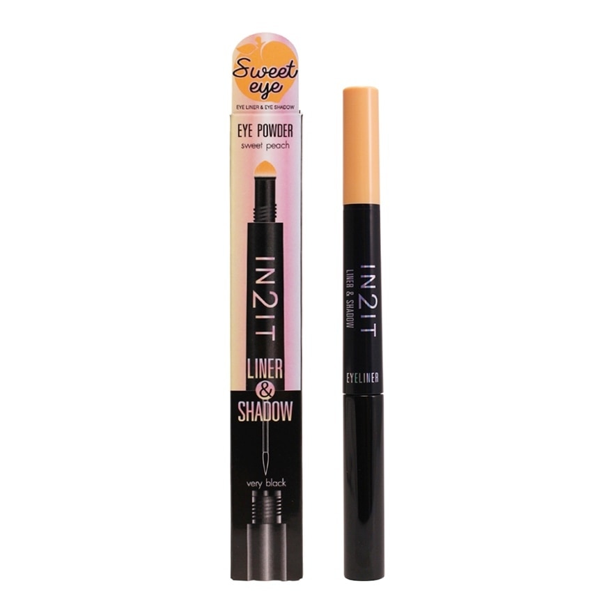 In 2 It In2It Liner  Shadow 2g. 01 Black  Sweet Peach