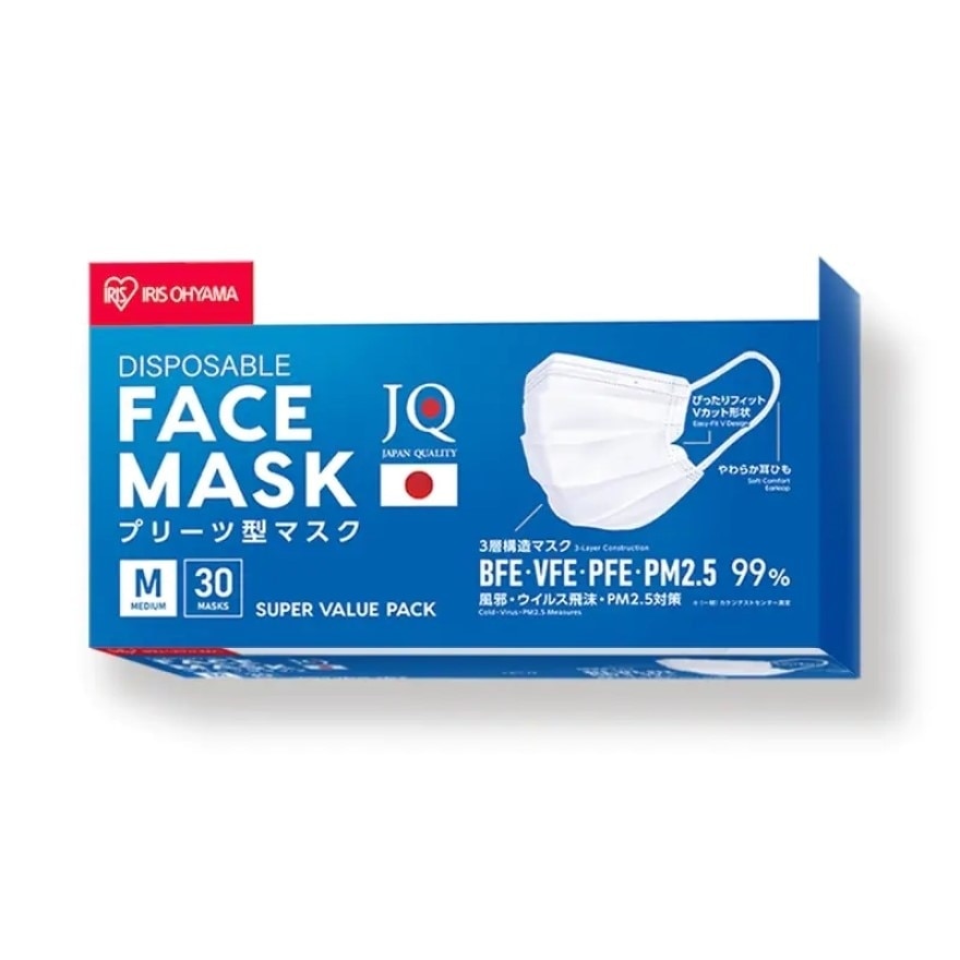 IRIS OHYAMA Face Mask Size M 30 Pcs/Box