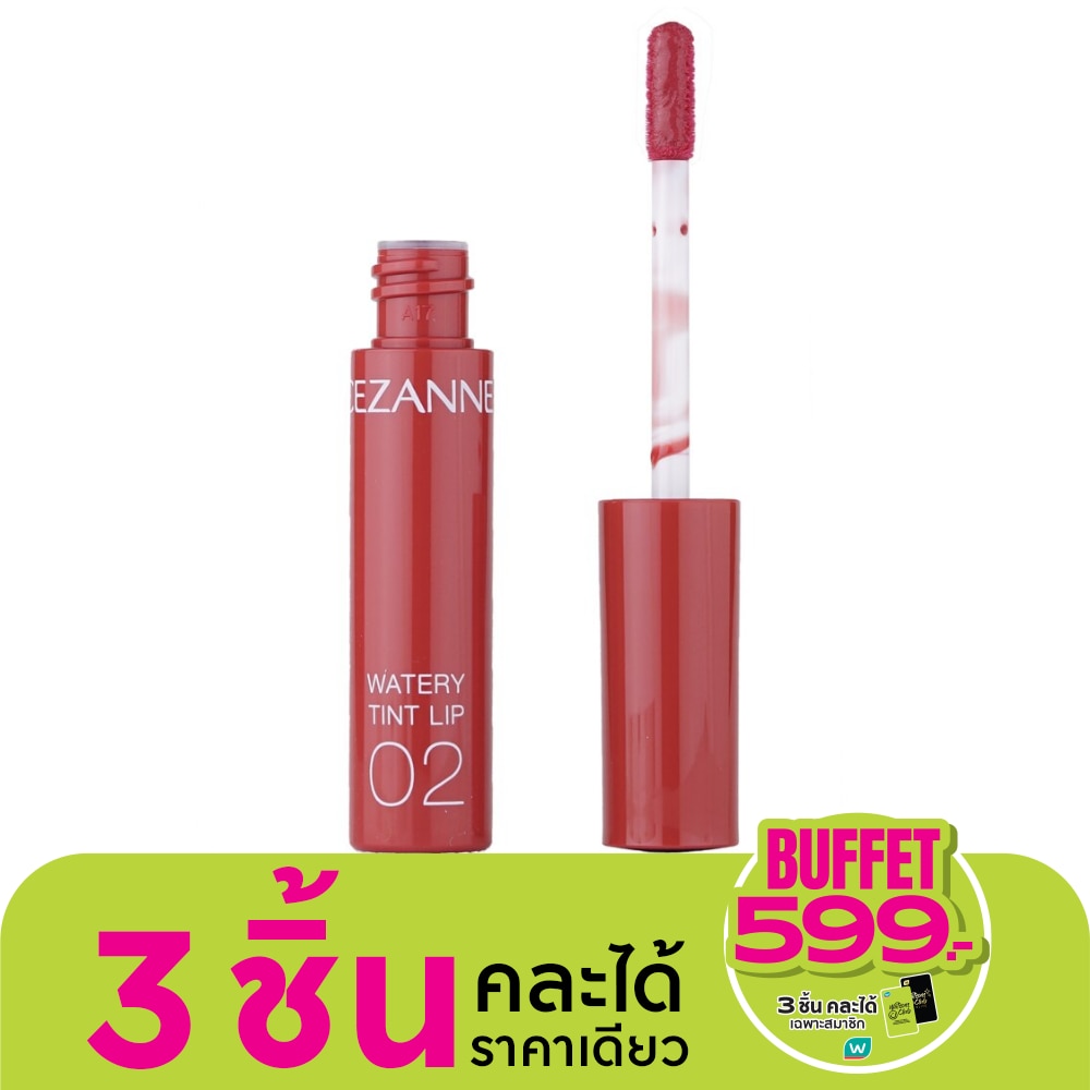 เซซาน วอเตอรี่ ทินท์ ลิป 4ก. 02 คอรัล เรด