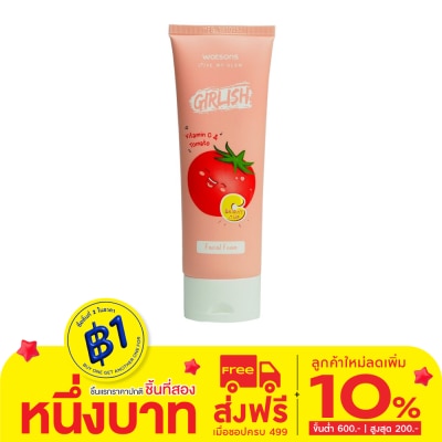 Watsons Watsons Girlish Vitamin C  Tomato Facial Foam 100ml.