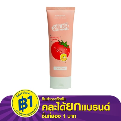 Watsons Watsons Girlish Vitamin C  Tomato Facial Foam 100ml.