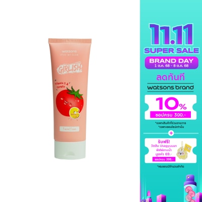WATSONS วัตสัน เกิร์ลลิช วิตามิน ซี แอนด์ โทเมโท เฟเชียล โฟม 100มล.