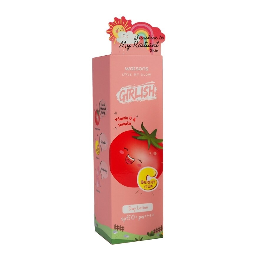 Watsons Girlish Vitamin C  Tomato Day Lotion SPF50+ PA++++  30ml.