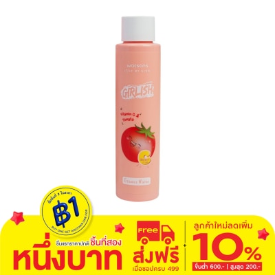 WATSONS วัตสัน เกิร์ลลิช วิตามิน ซี แอนด์ โทเมโท เอสเซ้นส์ วอเตอร์ 100มล.