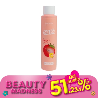 WATSONS วัตสัน เกิร์ลลิช วิตามิน ซี แอนด์ โทเมโท เอสเซ้นส์ วอเตอร์ 100มล.