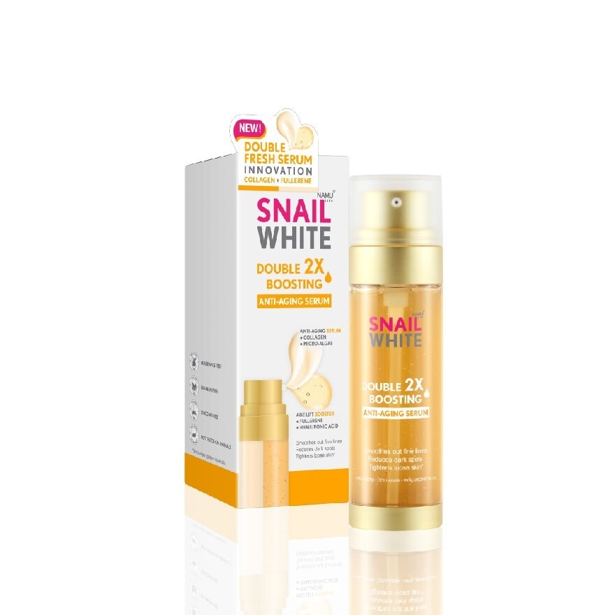 Namu Life Snailwhite Double Boosting Anti-Aging Serum 40 + 40 ml.