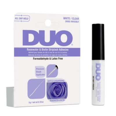 Duo DUO Rosewater & Biotin Striplash Adhesive 5g. #White Clear