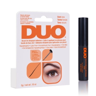 Duo ดูโอ้ บรัชออน แลช แอดฮีซีฟ วิท วิตามิน กาวติดขนตาปลอม 5ก. ดาร์ก โทน