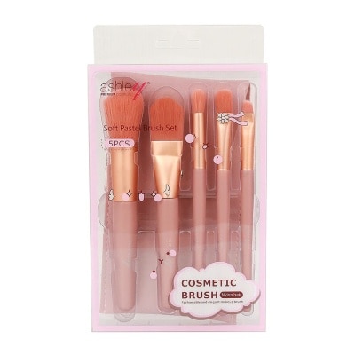 Ashley Ashley Soft Pastel Brush Set 5pcs Pink