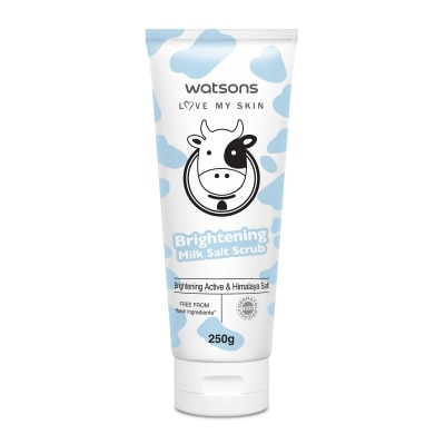 WATSONS วัตสัน เลิฟ มาย สกิน ไบรท์เทนนิ่ง มิลค์ ซอลท์ สครับ 250ก.