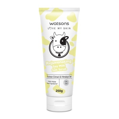 WATSONS วัตสัน เลิฟ มาย สกิน รีจูวีเนทติ้ง ซอย มิลค์ ซอล์ท สครับ 250ก.