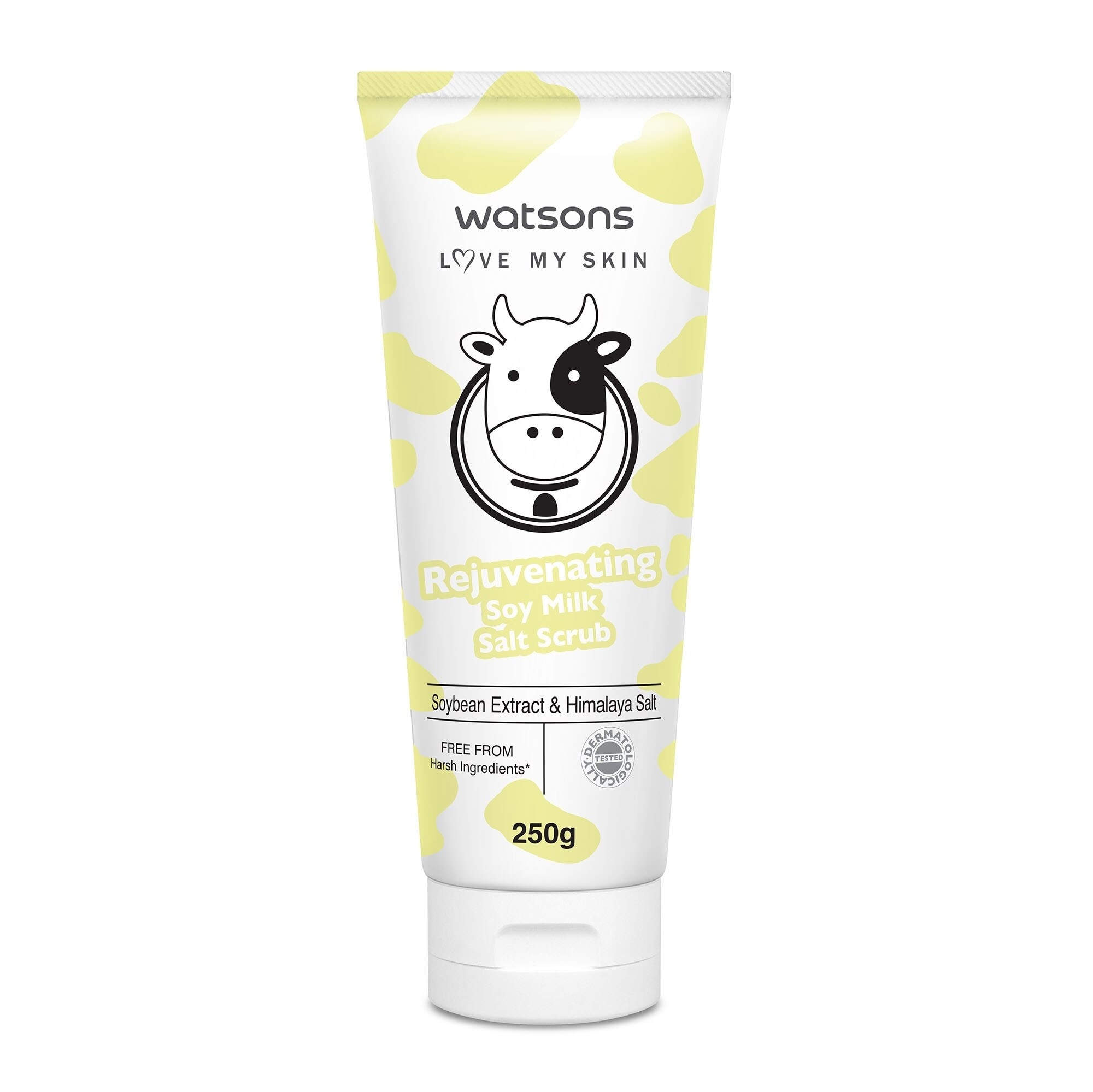 Watsons Love My Skin Rejuvenating Soy Milk Salt Scrub 250g.