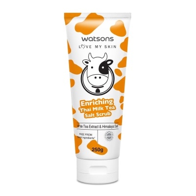 Watsons Watsons Love My Skin Enriching Thai Milk Tea Salt Scrub 250g.