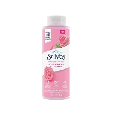 St.Ives - เซนท์ไอฟ รีเฟรชชิ่ง บอดี้วอช โรส วอเตอร์ แอนด์ อโล เวล่า 473 มล. image