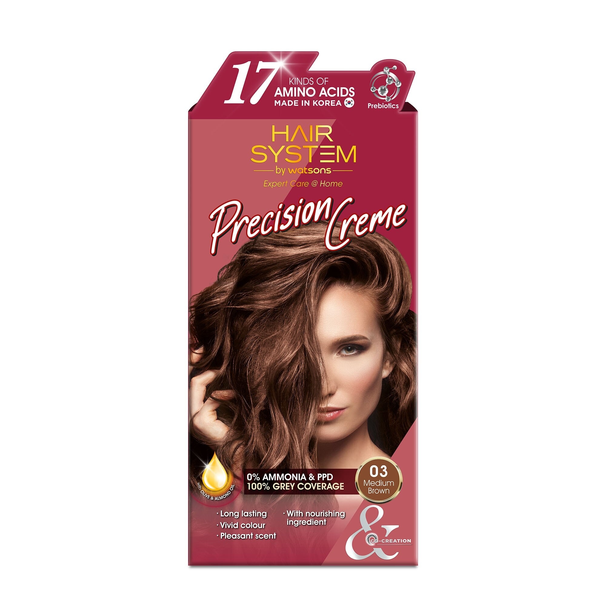 Hair System by Watsons Precision Creme 03 Medium Brown.