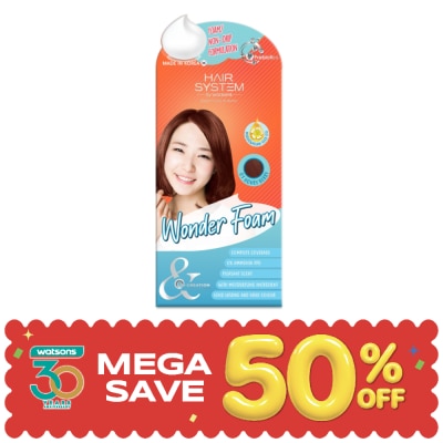 Hair System by Watsons - แฮร์ ซิสเตม บาย วัตสัน วันเดอร์โฟม 01 ฮันนี่ เบอร์รี่. image