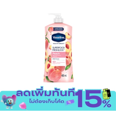 Vaseline Vaseline Healthy Bright Superfood Freshlock Peach 480 Ml. image