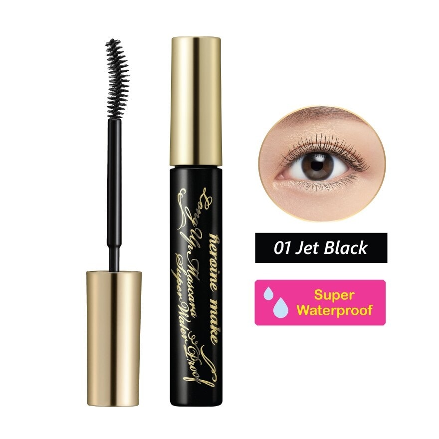 Kiss Me Heroine Make Long UP Mascara Super WP 6g. 01 Black (Water Proof)