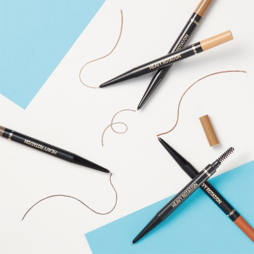Kiss Me Heavy Rotation Eyebrow Pencil 0.09g. 04 Natural Brown