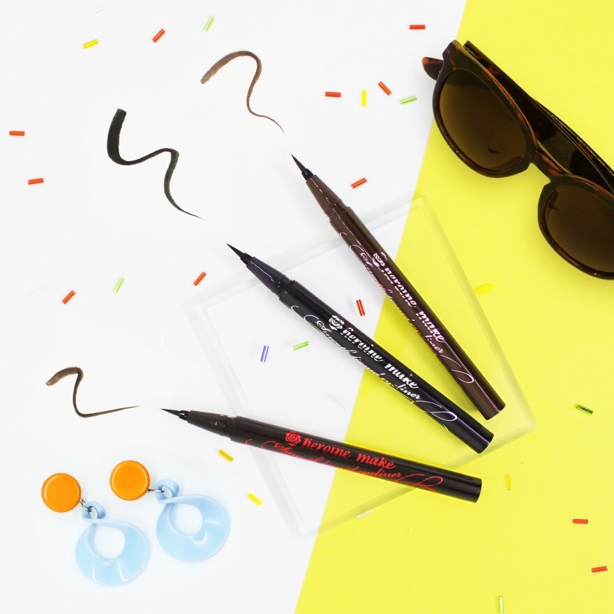 Kiss Me Heroine Make Smooth Liquid Eyeliner Super Keep 0.4g. 01 Jet Black