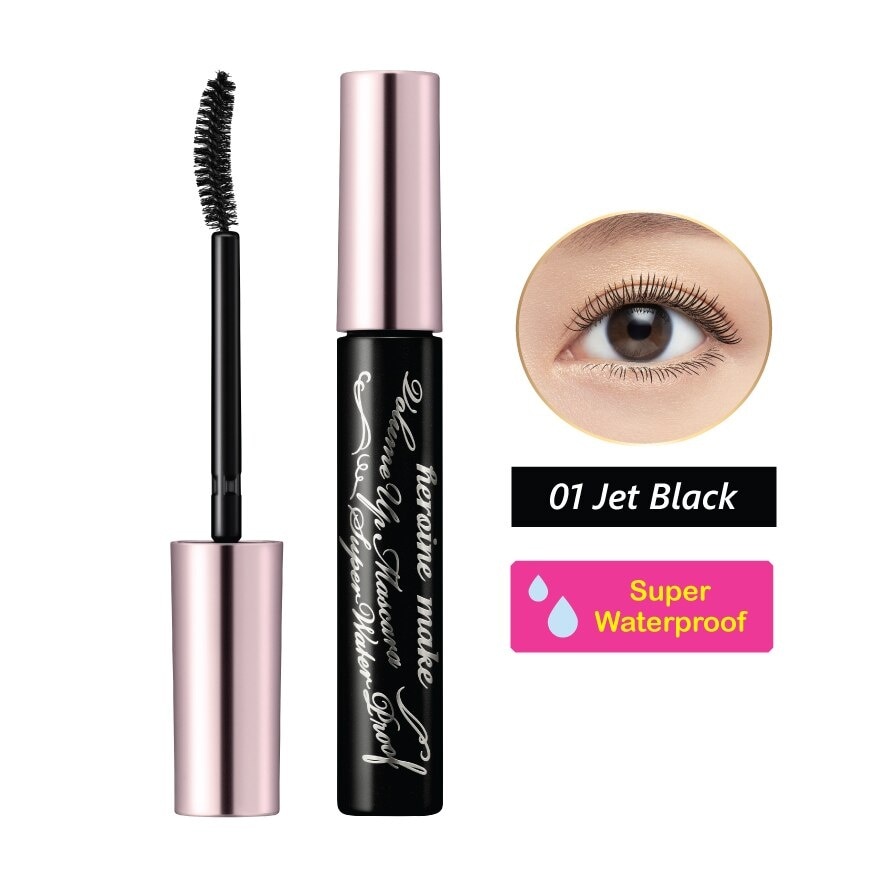 Kiss Me Heroine Make Volume UP Mascara Super WP 6g. 01 Black (Water Proof)
