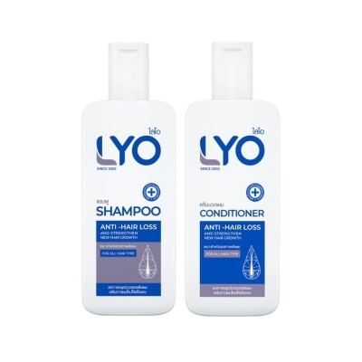 Lyo Lyo Anti-Hair Loss Set Shampoo 200 Ml. + Conditioner 200 Ml. บำรุงผมร่วง ผมบาง