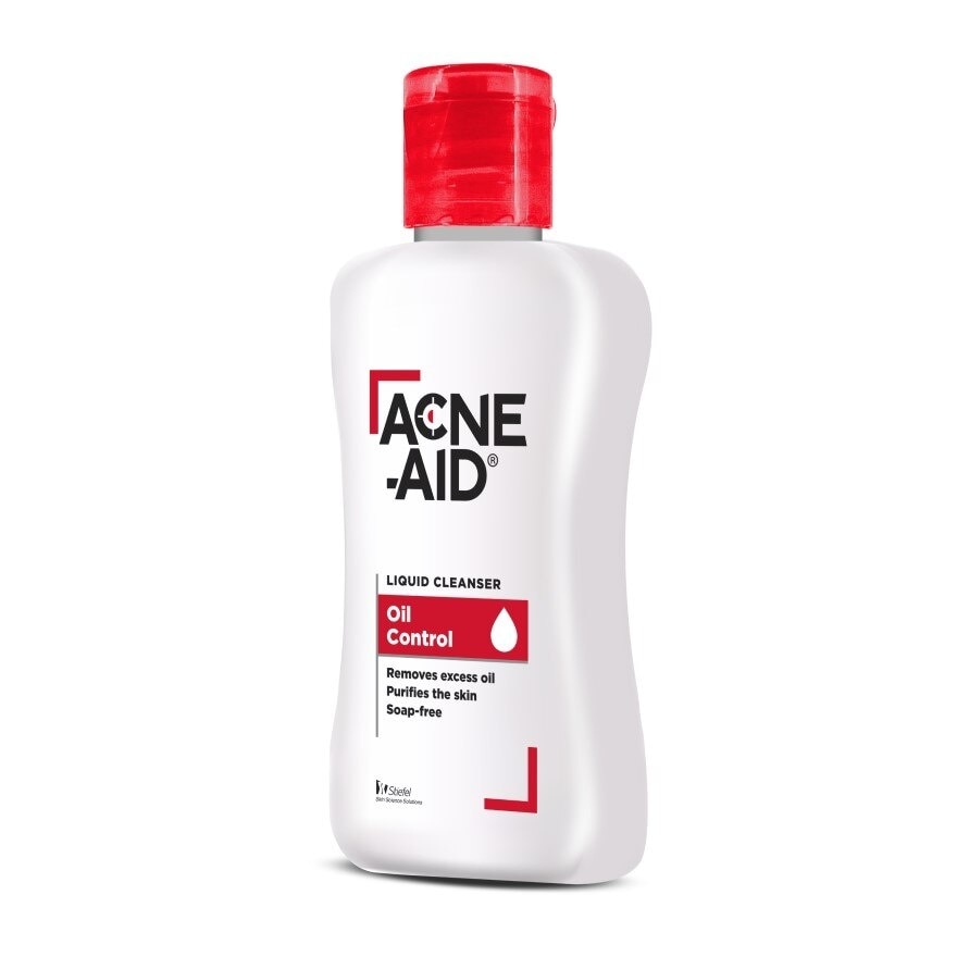 โฟมล้างหน้า Acne Aid สีแดง แอคเน่ เอด ลิควิด คลีนเซอร์ โฟมล้างหน้าลดสิว 50 มล.