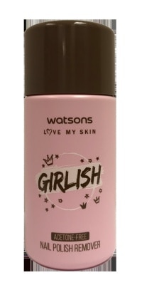 Watsons Watsons Girlish Acetone -Free Nail Polish Remover 100ml.