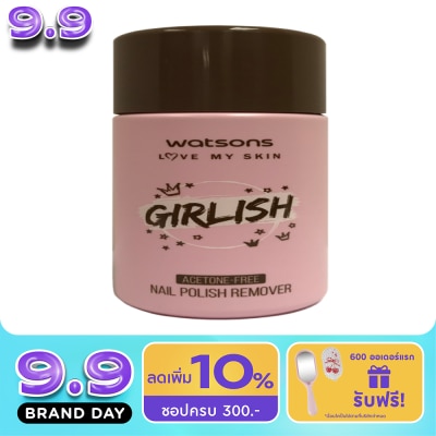 Watsons - Watsons Girlish Acetone -Free Nail Polish Remover 100ml. image