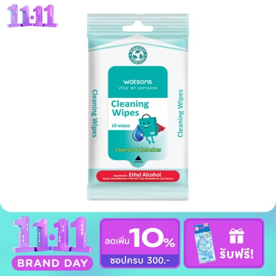 Watsons Watsons Alcohol Cleaning Wipes 10sheets. image
